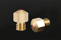 Ruby Tipped Nozzle for 3D Printing